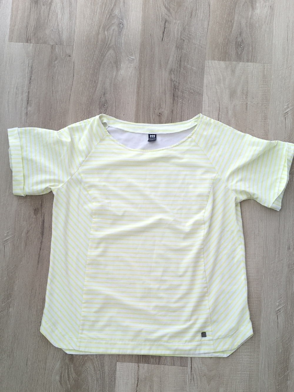 Helly Hansen Thalia T-Shirt In Sunny Lime Stripes